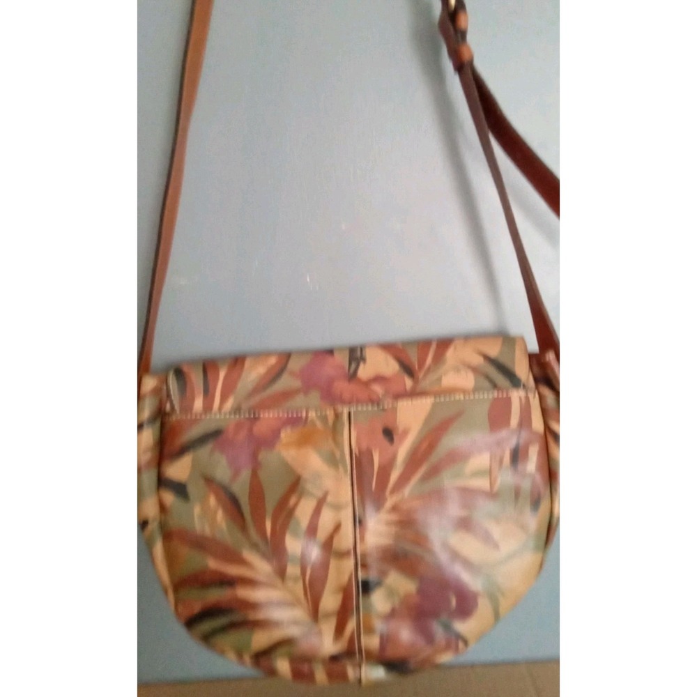 Floral Leather Crossbody Bag Stylish Shoulder Purse Pattern‎ Print Handbag